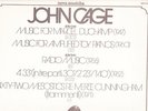 JOHN CAGE   1975 Nova Musicha N°1  Italian CRAMPS Records  940 515 MINT