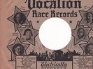 VOCALION RACE RECORDS SLEEVE FOR 78's - INSET PHOTOS OF KING OLIVER, JOE TAGGART