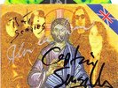 DAMNED  - DISCO MAN...YELLOW/GREEN vinyl...SIGNED......POWER POP / PUNK