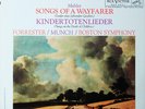 CHARLES MUNCH / Mahler Songs of Wayfarer / RCA Living-Stereo SD, LSC-2371, 1S/1S
