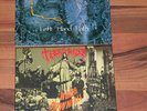 ENTOMBED-Left Hand Path(RED VINYL)+TERRORIZER-World Downfall(BLACK VINYL)NEU
