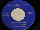Rare Radio Spots Muscle Beach Party 45 ANNETTE FUNICELLO American International