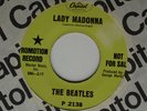 1968 Rock 45 BEATLES Lady Madonna / Inner Light  CAPITOL 2138 dj promo LISTEN