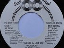 Rare Sweet Soul 45 - Ego Unidentified Funck ''Need A Lot'' SOUL SOUNDS UNLIMETED