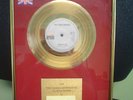 SUPERB RARE THE THREE DEGREES WOMAN IN LOVE FRAMED SINGLE RECORD AWARD