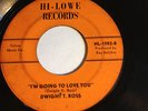 RARE NORTHERN SOUL 45/ DWIGHT T. ROSS 