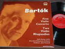 Gertler Bartok Violin Concerto No.1 Ed1 Supraphon Red & Silver Stereo NM