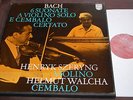 Szeryng Walcha Bach Six Violin Sonatas Dutch Philips Stereo 2LP Box NM