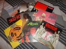 mixed records/vinyls Alice Cooper, Anthrax, Skid row, Poison ,Death ,Sodom ect