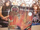 SLAYER Hell Awaits UK double vinyl LP in gatefold sleeve with poster MFN