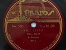 Pre-War Turkish FOLK 78 RPM Record_K. Proodian_Pharos 503_Greek Interest