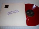 Jimi Hendrix  Maui Hawaii   red vinyl    tmoq rare
