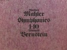 15lp cbs gm15 mahler symphonies 1-10 bernstein no libretto ex/nm