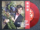 PAUL McCARTNEY CHRISTMAS KISSES 7” RARE RED COLORED VINYL 45 + PS The Beatles