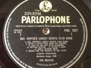 Beatles Sgt. Pepper MONO album PMC 7027 inc. red inner and cutouts.