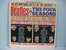 60s THE BEATLES vs THE FOUR SEASONS 2LPs  DX-30 With POSTER ORIG EBBeat