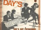 KINKS - DAY'S - RARE MINT/EX FR PS SINGLE - 1968