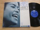 Abbey Lincoln Is Blue LP Riverside DG Mono Orig. Kenny Dorham Philly Joe Jones