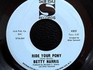 BETTY HARRIS -  RIDE YOUR PONY -  NORTHERN SOUL - 1969 SANSU 45rpm excellent