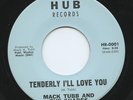 Rare Belgium Pop 45- Mack Tubb & The Shades - Tenderly I'll Love You - HEAR - M-