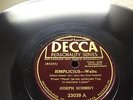 DECCA Classical 78/JOSEPH SCHMIDT-Tenor-in German/E