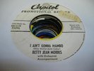 HEAR R&B Popcorn Rocker 45 BETTY JEAN MORRIS I Ain't Gonna Mambo on Capitol (Pr