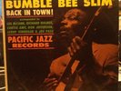 BUMBLE BEE SLIM back in town PACIFIC JAZZ yellow wax RARE BLUES LP