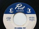 SOUL 45 CAROL FRAN I'M GONNA TRY CRYING IN THE CHAPEL PORT LISTEN