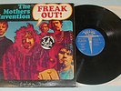 MOTHERS OF INVENTION Freak Out 1966 og Verve mono LP map ad RARE STICKER Zappa