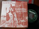 SP juke-box Johnny Hallyday encart original brun 