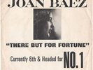 JOAN BAEZ--RAREST PICTURE SLEEVE ONLY--(THERE BUT FOR FORTUNE)--PS--PIC--SLV