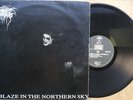 DARKTHRONE A Blaze In The Northern Sky- LP vinyl INSERT Brazil 1992 1st pressing