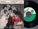 EP 45T LITTLE TONY  IN LONDON   RECORDS DURIUM  ITALIE  ep A 3193