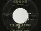 Surf THE DEFIANT ONES Defiant Drums / Rebel Rouser 45 ESSAR Instro