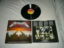 METALLICA --- very rare original 1986 MASTER OF PUPPETS LP Anthrax