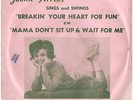 JACKIE FORREST--TEEN PICTURE SLEEVE ONLY-(BREAKIN' YOUR HEART FOR FUN)--PS--PIC