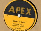 Elder Beck Apex Gospel 78 There's A Dead Cat On The Line b/w Didn't It Rain