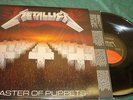 Metallica LP Master of Puppets 1ST Pressing W/Lyric Sleeve