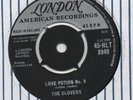 THE CLOVERS   LOVE POTION No. 9 ** Original LONDON 45