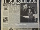 Jethro Tull Thick As A Brick (Porky Pecko) A-3U B-2U Newspaper Sleeve Ex/Nr Mint