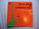 MILES DAVIS / At Carnegie Hall LP PROMO 1st / Mono 2-Eye Columbia CL1812