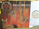 SLAYER Hell Awaits 1985 orig roadrunner LP w/inner lyric   metallica megadeth