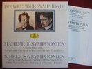 Mahler 10 SYMPHONIEN / Sibelius 7 SYMPHONIEN - Kubelik Karajan DGG 20 LP-Box