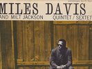 orig mono jazz LP/MILES DAVIS & MILT JACKSON QUINTET/SEXTET/Prestige/yellow lbl