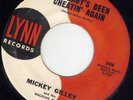 Texas rockabilly Mickey Gilley LYNN 508 (( ?  )) My baby's been cheatin' again