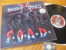 BROKEN BONES F.O.A.D. + Poster UK 1987 RARE Metal LP