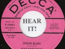 R&B 45 Rose Hardaway (Decca PROMO 30893) Senor Blues VG++/M-