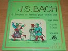 Devy Erlih Bach Sonata & Partita solo vol.2 French ADES LP violin EX
