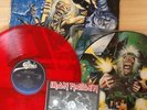 Iron Maiden No Prayer For The Dying picture disc + ltd blood red vinyl + tour