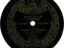 Nation's Forum Record #3, Warren G. Harding on the League of Nations